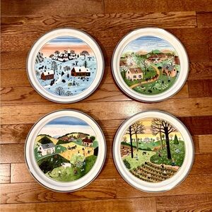 Villeroy & Boch - The Four Seasons Collector Plates - Complete Set - NAÏF